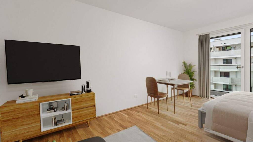 Studio zur Miete - Erstbezug 974 € 1 Zimmer 32,1 m² 21. Geschoss Dresdner Straße Wien 1200