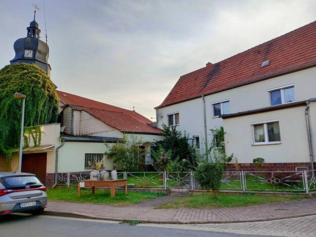 Bauernhaus zum Kauf provisionsfrei 90.000 € 10 Zimmer 170 m² 394 m² Grundstück Kirchgasse 1 Urbach 99765