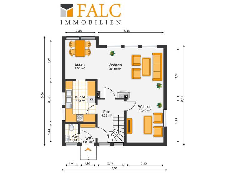 Doppelhaushälfte zum Kauf 199.000 € 4 Zimmer 91 m² 389 m² Grundstück Fallersleben Wolfsburg 38442