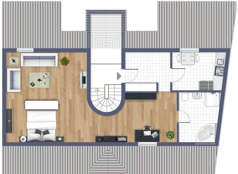 Studio zur Miete 830 € 1 Zimmer 82 m² 3. Geschoss frei ab 01.05.2026 Weinheim 69469