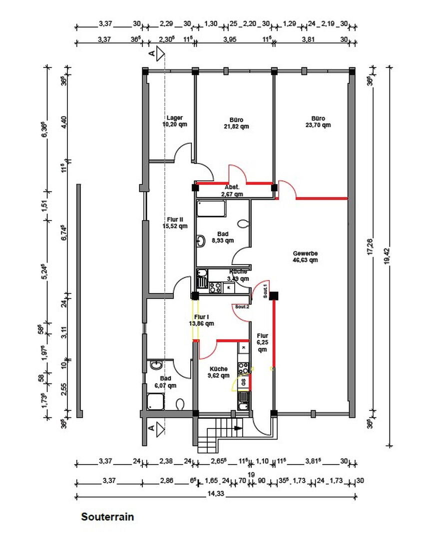 Wohn- und Geschäftshaus zum Kauf provisionsfrei als Kapitalanlage geeignet 3.600.000 € 732 m²<br/>Fläche 519 m²<br/>Grundstück Lokstedt Hamburg 22529