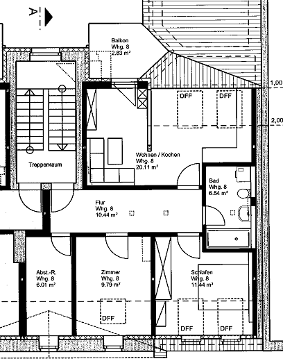 Wohnung zur Miete 545 € 3 Zimmer 67,2 m²<br/>Wohnfläche 4.<br/>Geschoss Schwetschkestraße 1 Südliche Innenstadt Halle (Saale) 06110