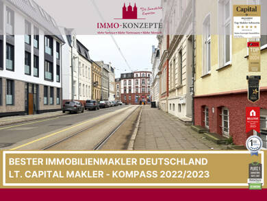 Wohnung zur Miete 690 € 3 Zimmer 83,2 m² EG Friedensstraße 28 Paulsstadt Schwerin 19053
