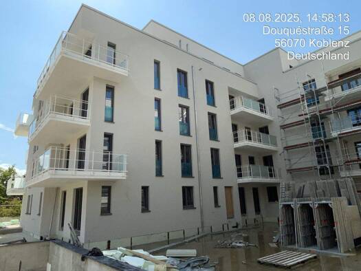 Wohnung zum Kauf - Neubau provisionsfrei 330.000 € 3,5 Zimmer 81,4 m² 1. Geschoss Andernacher Straße 45 Lützel Koblenz 56070