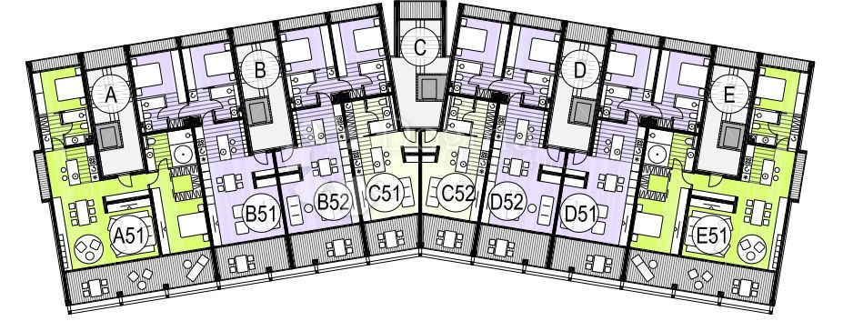 Wohnung zum Kauf 1 Zimmer 50 m²<br/>Wohnfläche 5.<br/>Geschoss Belafuza 23000