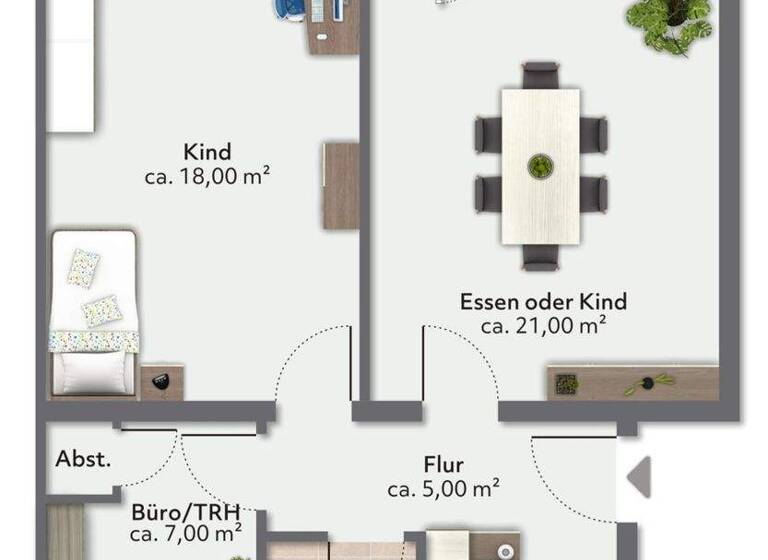 Wohnung zum Kauf 379.000 € 5 Zimmer 119,5 m² Waldkraiburg 84478