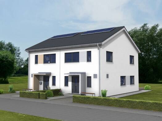 Doppelhaushälfte zum Kauf - Erstbezug 489.000 € 4 Zimmer 107 m² 250 m² Grundstück frei ab 01.09.2027 Sandweg Elgershausen Schauenburg 34270