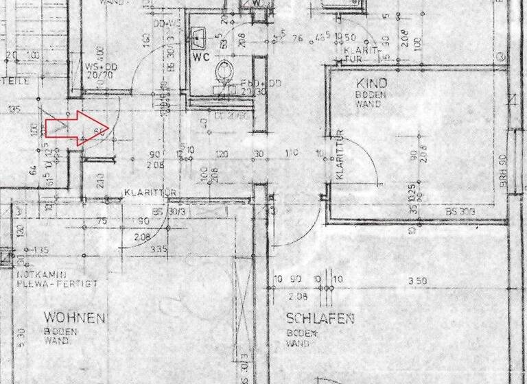 Wohnung zur Miete 1.250 € 4 Zimmer 102 m² 1. Geschoss frei ab sofort Saarburger Straße 36 Trier-Süd Trier 54294