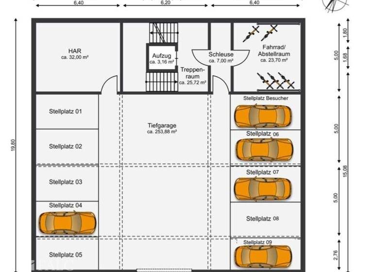Wohnung zum Kauf - Erstbezug 295.500 € 2 Zimmer 62,8 m² Stralsunder Str. 14a Sassnitz 18546