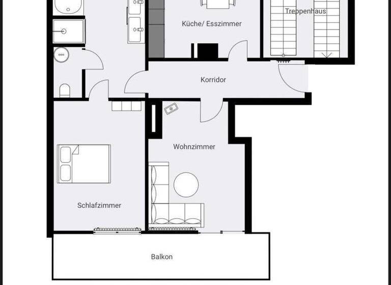 Wohnung zur Miete 2.000 € 2,5 Zimmer 72 m² 4. Geschoss frei ab sofort Baubergerstraße 5 Moosach München 80992