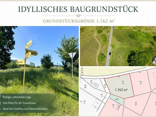 Grundstück zum Kauf 159.000 € 1.762 m² Grundstück Jarnitz Ralswiek 18528