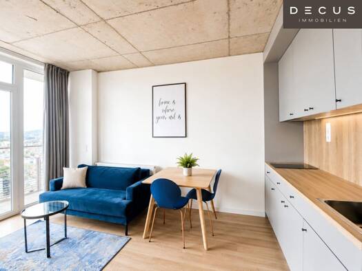 Wohnung zur Miete 1.535 € 1,5 Zimmer 23. Geschoss Landstraße 1030