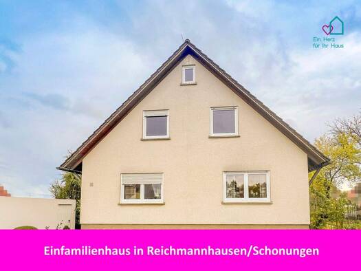 Einfamilienhaus zum Kauf 299.000 € 4 Zimmer 122 m² 1.093 m² Grundstück Reichmannshausen Schonungen / Reichmannshausen 97453
