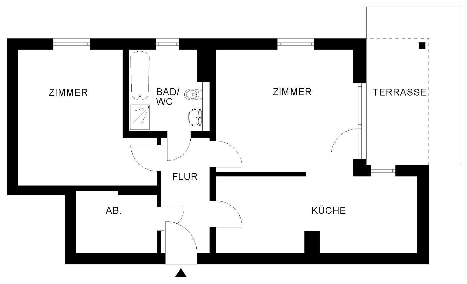 Wohnung zur Miete 904 € 2 Zimmer 73 m²<br/>Wohnfläche EG<br/>Geschoss 16.12.2024<br/>Verfügbarkeit Theodor-Heuss-Str. 13 Detmerode Wolfsburg 38444