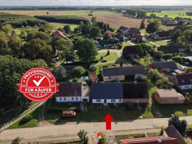 Doppelhaushälfte zum Kauf provisionsfrei 59.000 € 6 Zimmer 110 m² 887 m² Grundstück Japenzin Spantekow 17392
