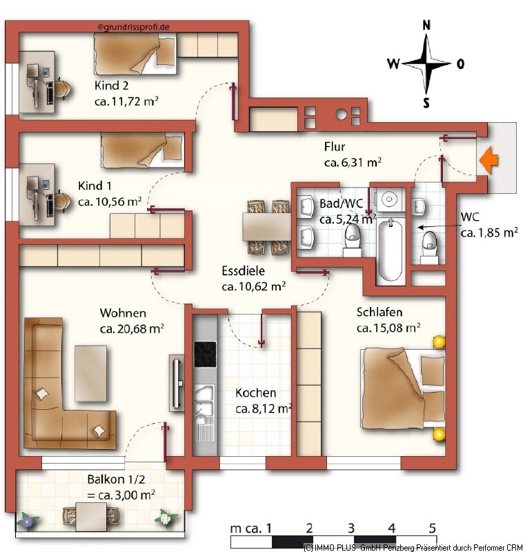 Wohnung zum Kauf 439.000 € 4 Zimmer 93,2 m²<br/>Wohnfläche Penzberg Penzberg 82377