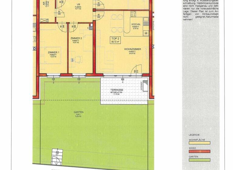 Wohnung zur Miete 1.089 € 4 Zimmer 85,7 m² EG Hohenegger Straße Hafnerbach 3386