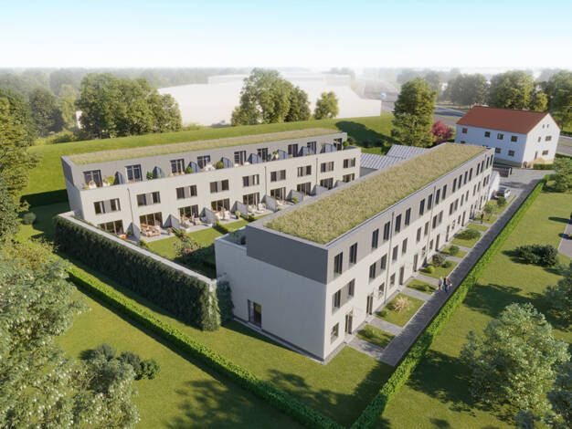 Reihenendhaus zum Kauf - Erstbezug provisionsfrei 454.900 € 4,5 Zimmer 120 m² 201 m² Grundstück Bornumer Straße 156 Bornum Hannover / Bornum 30453