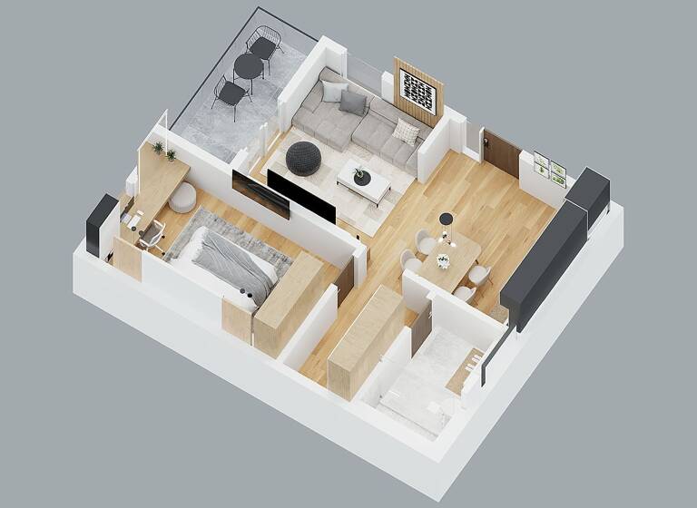 Wohnung zum Kauf 299.000 € 2 Zimmer 53,7 m² Witzighausen 89250