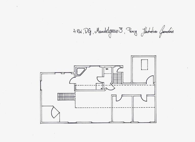 Wohnung zur Miete 650 € 4 Zimmer 125 m²<br/>Wohnfläche Dachgeschoss<br/>Geschoss ab sofort<br/>Verfügbarkeit Penig Penig 09322