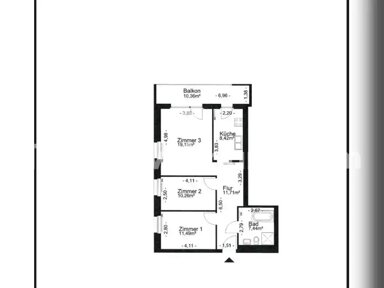 Wohnung zur Miete Tauschwohnung 943 € 3 Zimmer 74 m² 10. Geschoss Britz Berlin 12353