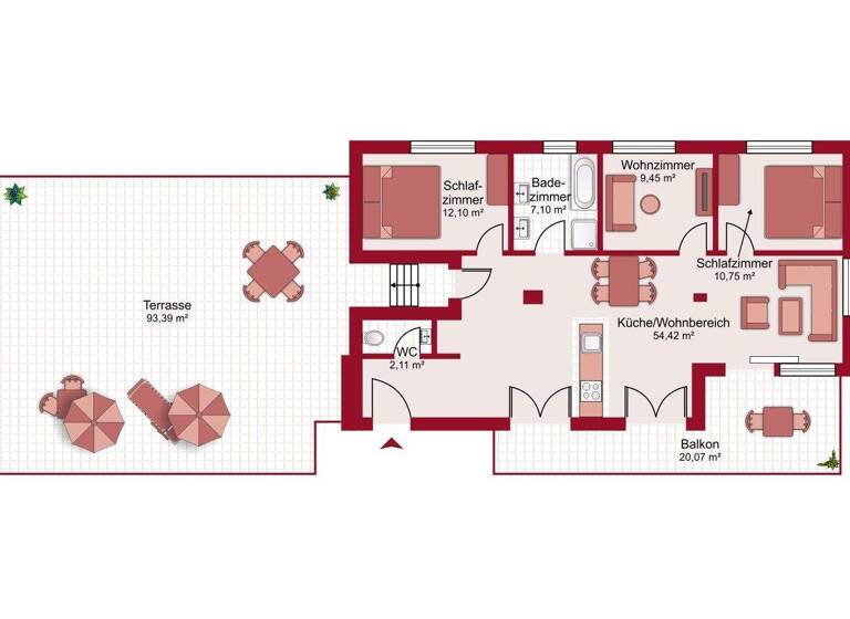 Penthouse zum Kauf 990.000 € 4 Zimmer 92,9 m² Hötting Innsbruck 6020