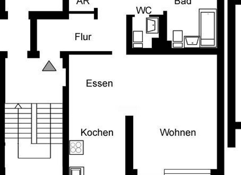 Wohnung zur Miete 750 € 3 Zimmer 76 m² 2. Geschoss frei ab 01.05.2026 Augustastr. 130 Bruch Dinslaken 46537