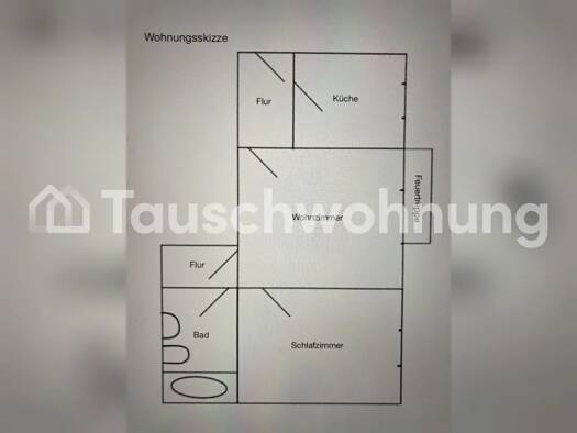 Wohnung zur Miete Tauschwohnung 590 € 2 Zimmer 50 m² 4. Geschoss Albertstadt Dresden 01099