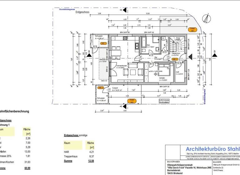 Wohnung zum Kauf - Erstbezug 240.000 € 2 Zimmer 61 m² Knieper West Stralsund 18435