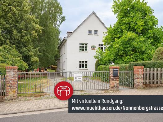 Haus zum Kauf provisionsfrei 10 Zimmer 320 m² 1.893 m² Grundstück Nonnenbergstraße 16 Mühlhausen Mühlhausen/Thüringen 99974