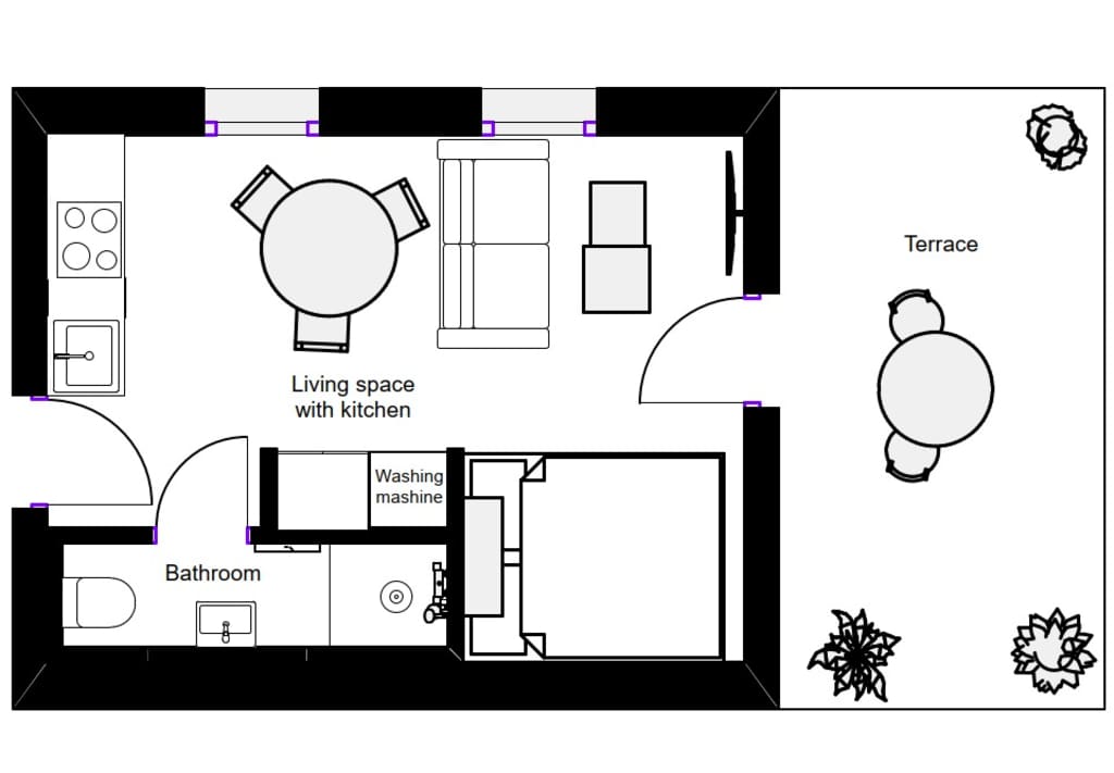 Wohnung zur Miete Wohnen auf Zeit 1.400 € 1 Zimmer 25 m²<br/>Wohnfläche 23.01.2025<br/>Verfügbarkeit Manetstraße Alt-Hohenschönhausen Berlin 13053