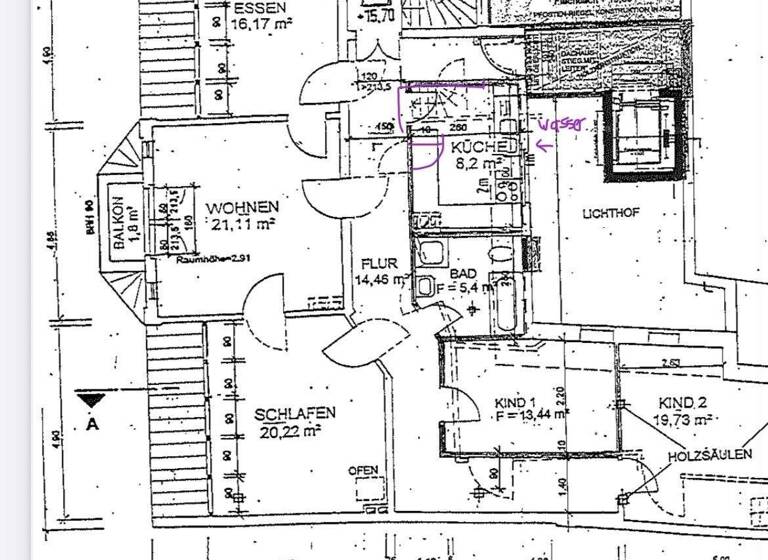 Wohnung zur Miete 1.010 € 4,5 Zimmer 118,7 m² 3. Geschoss Große Ulrichstraße 58 Altstadt Halle (Saale) 06108