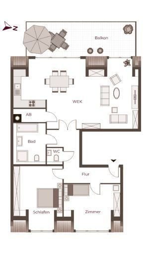 Penthouse zum Kauf provisionsfrei 525.000 € 3 Zimmer 114 m²<br/>Wohnfläche 2.<br/>Geschoss Schniedertwiete Kisdorf 24629