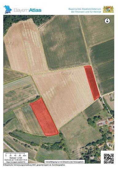 Land-/Forstwirtschaft zum Kauf 13.035 m² Grundstück Polsingen Polsingen 91805