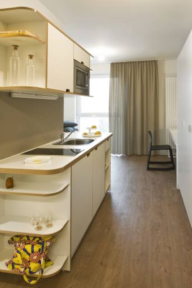 Studio zur Miete 620 € 1 Zimmer 20,5 m² 4. Geschoss frei ab 15.07.2025 Bärbel-Bohley-Ring 26 Gesundbrunnen Berlin 13355