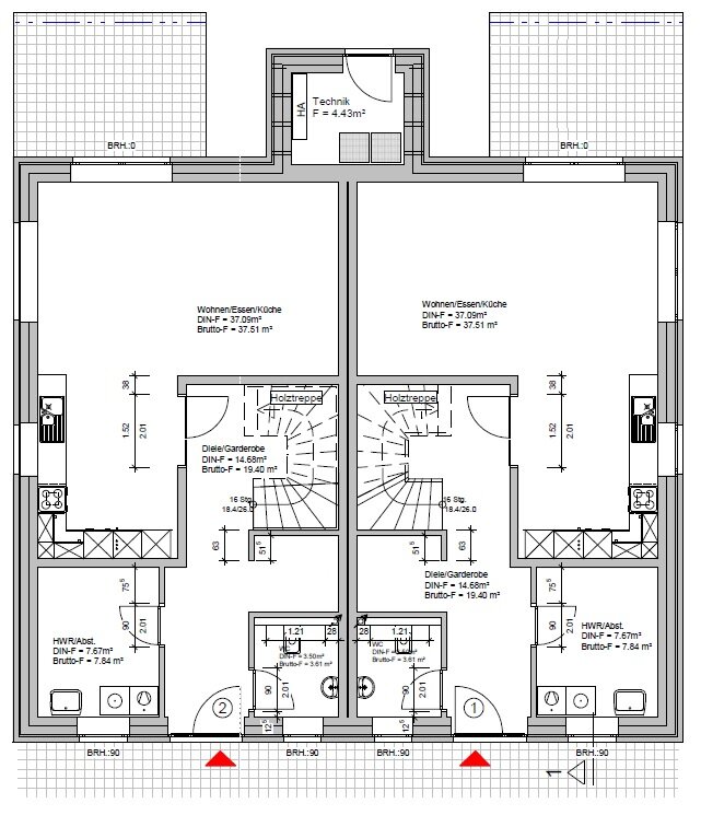 Doppelhaushälfte zum Kauf 399.000 € 4 Zimmer 120 m²<br/>Wohnfläche 250 m²<br/>Grundstück Edewecht Edewecht 26188