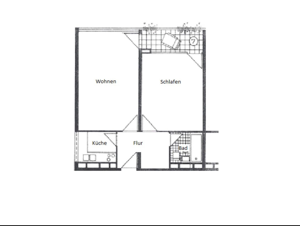 Wohnung zur Miete 650 € 2 Zimmer 57 m²<br/>Wohnfläche 3.<br/>Geschoss 01.03.2025<br/>Verfügbarkeit Norikerstraße Tullnau Nürnberg 90402