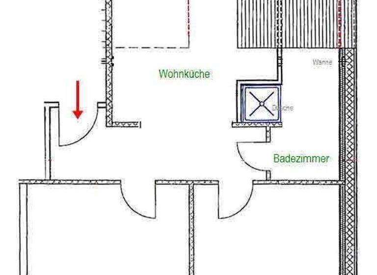 Wohnung zur Miete 550 € 2 Zimmer 75 m² 3. Geschoss frei ab 01.06.2026 Mittweida 09648
