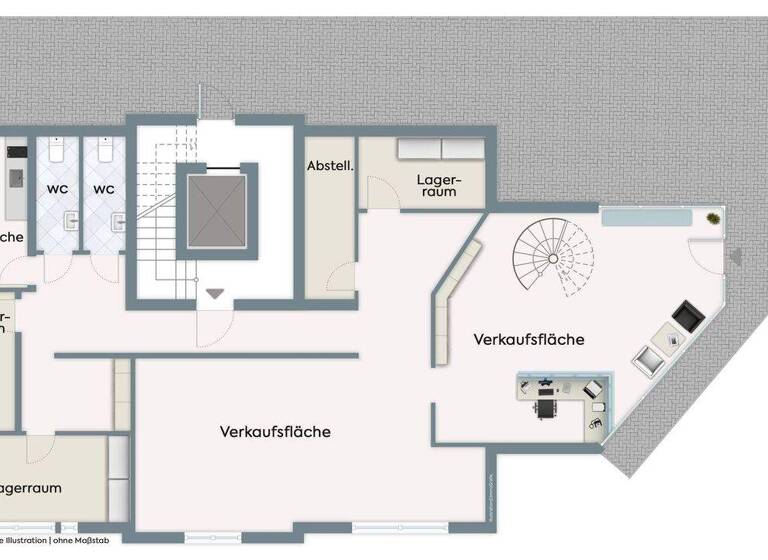 Bürofläche zur Miete provisionsfrei 2.500 € 7 Zimmer 234 m² Bürofläche Öhringen 74613
