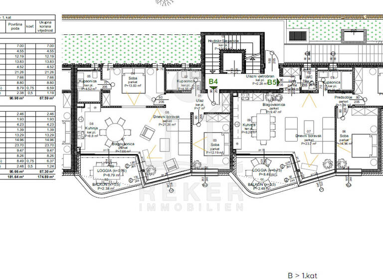Wohnung zum Kauf - Erstbezug 569.335 € 3 Zimmer 88 m² 1. Geschoss Dubrovnik 20000