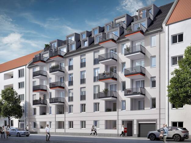 Wohnung zum Kauf - Neubau provisionsfrei als Kapitalanlage geeignet 419.900 € 2 Zimmer 53,5 m² Bürgerstraße 78 Britz Berlin 12347