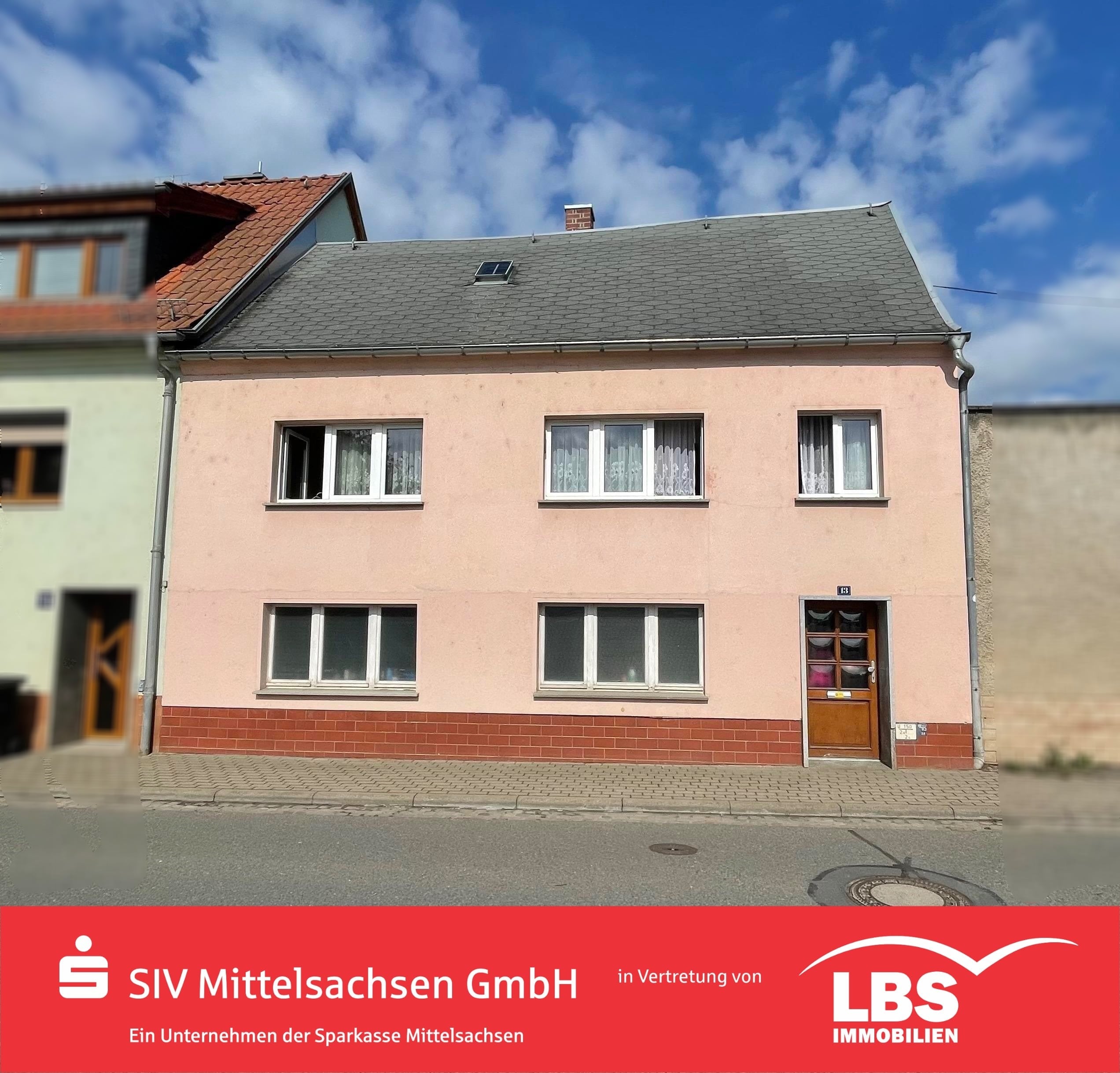 Reihenmittelhaus zum Kauf 29.900 € 3 Zimmer 75 m²<br/>Wohnfläche 150 m²<br/>Grundstück Penig Penig 09322