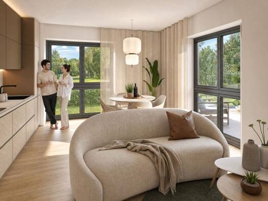 Wohnung zum Kauf - Neubau 305.000 € 3 Zimmer 69,1 m² EG Innenstadt Detmold 32756