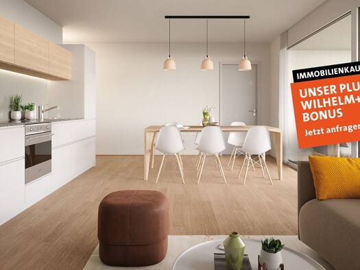 Wohnung zum Kauf - Erstbezug provisionsfrei 406.000 € 2 Zimmer 60,8 m² EG Reichshofstraße 4 Mäder 6841