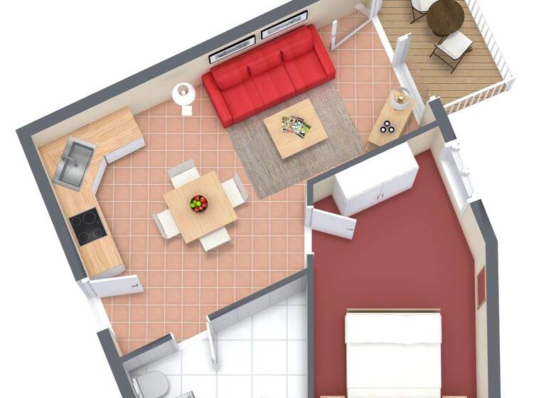 Wohnung zum Kauf 315.000 € 2 Zimmer 41,2 m² frei ab sofort Hermann-Häcker-Straße 42 a Kühlungsborn 18225