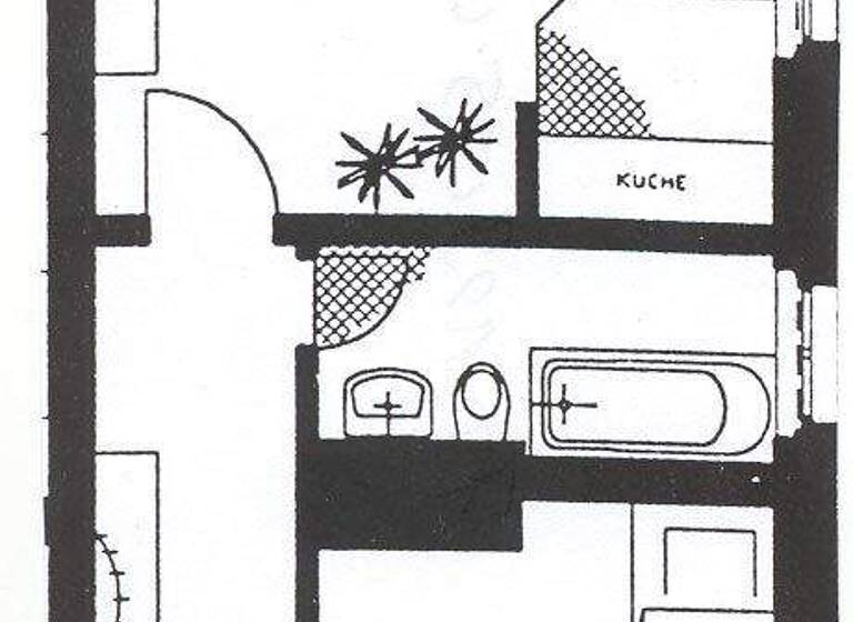 Wohnung zur Miete 215 € 2 Zimmer 39,2 m² 1. Geschoss frei ab sofort Franz-Mehring-Straße 109 Pölbitz Zwickau 08058