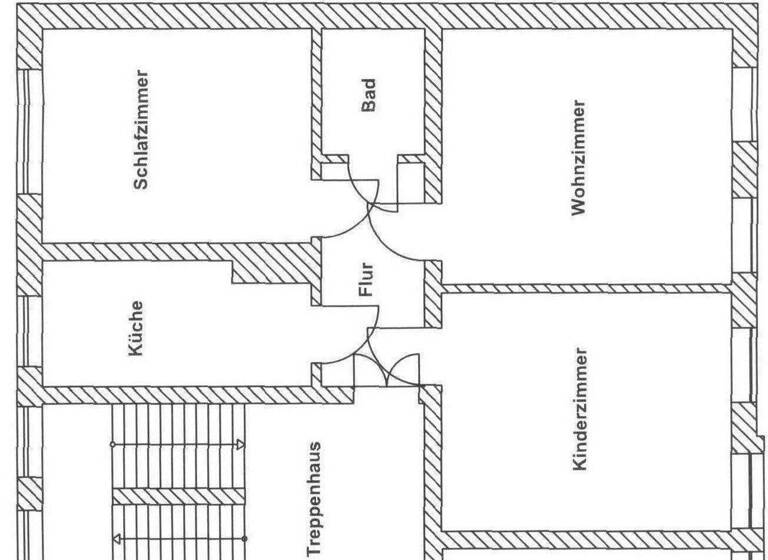 Wohnung zur Miete 380 € 3 Zimmer 62,4 m² 2. Geschoss Friedrich-Engels-Str. 2 Innenstadt Riesa 01589