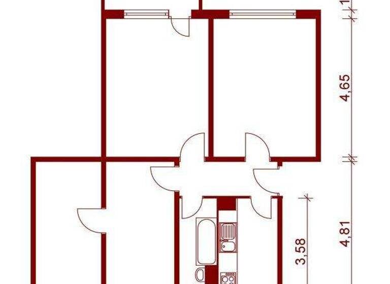 Wohnung zur Miete 491 € 4 Zimmer 70,1 m² EG Gotenstr. 3 Stendal 39576