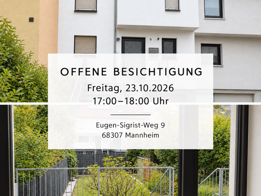 Reihenhaus zur Miete 2.050 € 5 Zimmer 140 m² frei ab sofort Eugen-Sigrist-Weg 18 Schönau Mannheim 68307