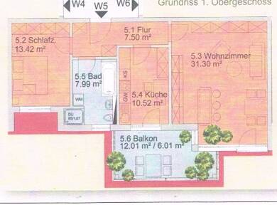 Wohnung zum Kauf 240.000 € 2 Zimmer 76 m² Nordstadt Weimar 99427